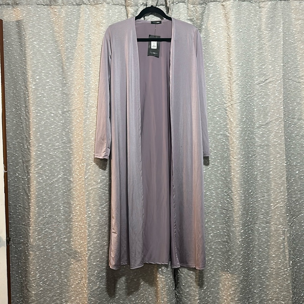 NWT FashionNova size small duster in lavender / purple